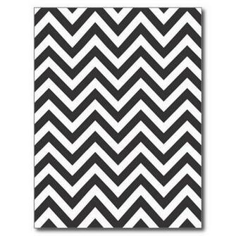 Zig Zag Striped Pattern Template Background Post Cards