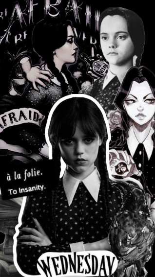 Wallpaper Wednesday Addams