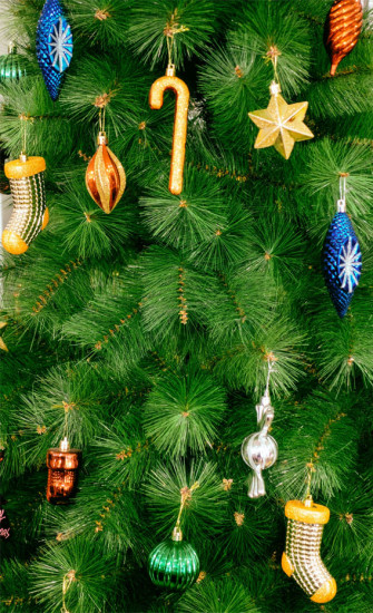 Winter Aesthetic Wallpaper For Phone Christmas Tree With