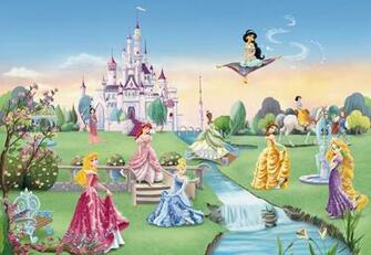 Details About Princess Castle Wall Mural Photo Wallpaper For Children