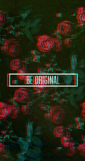 Trippy Dark Aesthetic Be Original Wallpaper