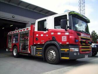 Scania Fire Truck Computer Wallpaper Desktop Background