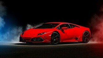 Red Lamborghini Huracan HD Wallpaper Wallpaperfx