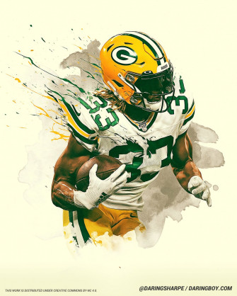 Aaron Jones Green Bay Packers Wallpaper