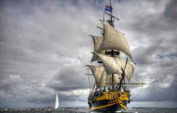 Sailing Ship HD Wallpaper Background Image