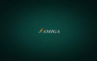 Amiga Logo Green Background By Pixeloza