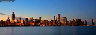 Chicago Skyline Wallpaper Winter Lake Michigan