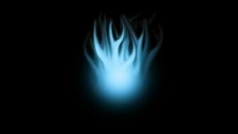 Blue Flame Background By Workbookdrawings