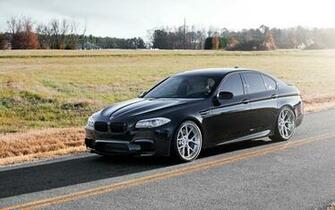 Wallpaper Bmw M5 F10 Black Car Side HD Picture Image