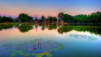 Sukhothai Historical Park Thailand Wallpaper HD
