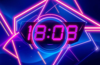 Digital Clock Wallpaper