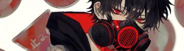 Anime Boy Gas Mask 4k Wallpaper