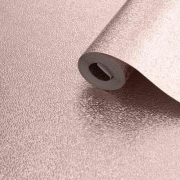 Muriva Amelia Texture Rose Gold Metallic Wallpaper