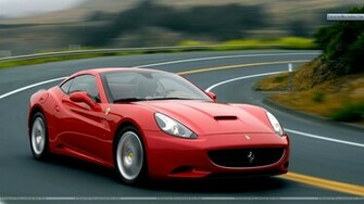 Red Color Ferrari Italia Wallpaper