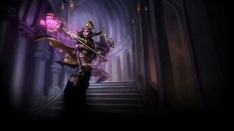 Video Games Game Girls Magician Staff League Of Legends