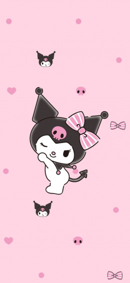 Kuromi Hello Kitty iPhone Wallpaper My Melody
