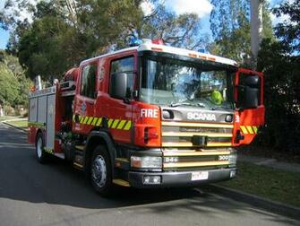 Scania Fire Truck Wallpaper HD