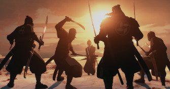 Blue Eyed Samurai Sunset Battle HD Wallpaper