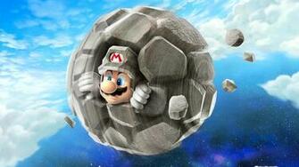 Wallpaper Mario Stone Super Galaxy Full