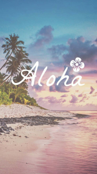 Cute Beach iPhone Wallpaper