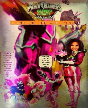 Power Rangers Dino Charge Black Is The New Pink By Leveyyes On