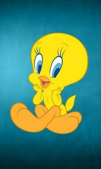 Tweety Bird Wallpaper Aqua Jpg