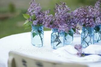 Spring Bouquet In Mason Jar Wallpaper Wide HD