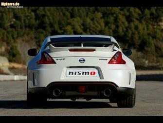 Nissan 370z Nismo Tuning Wallpaper Heckansicht Auspuffanlage