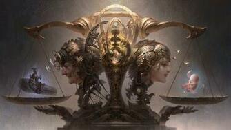 Fantasy Art Women Life Death Surreal Wallpaper HD
