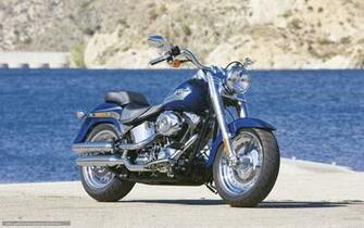Wallpaper Harley Davidson Softail Flstf Fat Boy