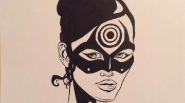 Widescreen HD Lady Bullseye Cool Wallpaper