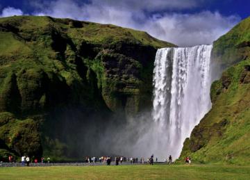 Sk Gafoss Waterfall Wallpaper Earth Hq