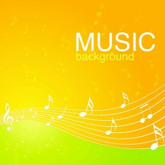 Vibrant Musical Background Pattern Vector