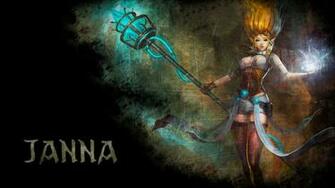 Janna League Of Legends Wallpaper Desktop