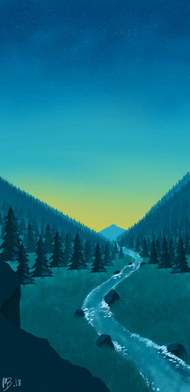 Minimalist Nature Wallpaper