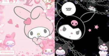 Kuromi And Melody Pc Wallpaper Hello Kitty iPhone My