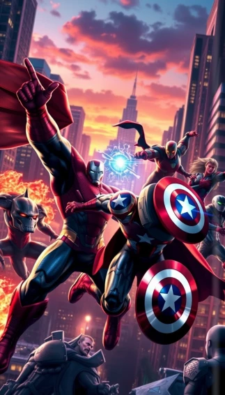 Marvel HD Android Phone Wallpaper
