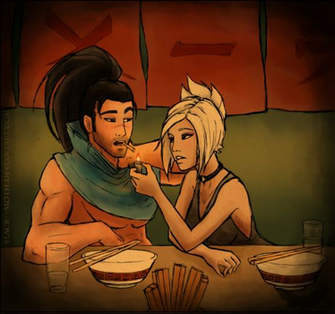 Riven Yasuo Ramen Daaaaaaaaaaaate By Black Moth
