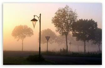 Foggy Crossroads HD Wallpaper For Standard Fullscreen Uxga Xga