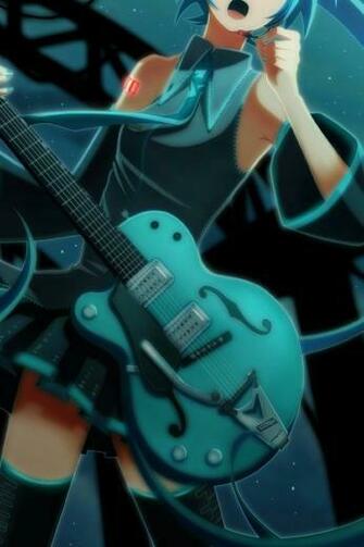 With Guitar iPhone HD Wallpaper