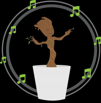 Dancing Baby Groot Grey By Wojipup