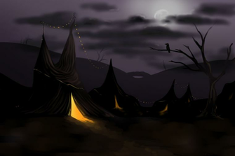Creepy Circus Bg Concept By Zazzypaws