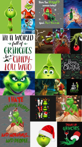 Mr Grinch Wallpaper iPhone Christmas Holiday