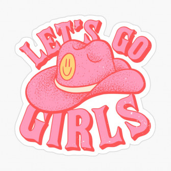 Let Amp S Go Girls Pink Cowboy Cowgirl Rodeo Hat Preppy