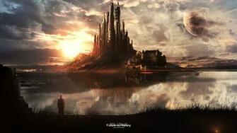 Futuristic Future History Fantasy Art Digital