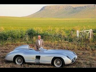 Mercedes Benz And Juan Manuel Fangio Slr