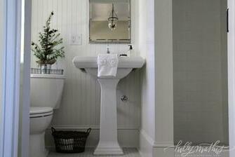 White Beadboard Bathroom Cottage Holly Mathis Interiors