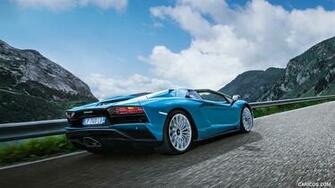 Lamborghini Aventador S Roadster Rear Three Quarter HD