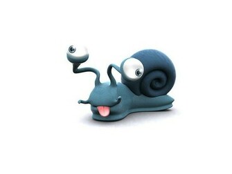 Funny 3d Animal Cartoons Snail Cartoon Wallpaper