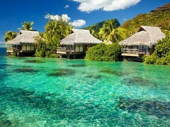 Rmation On Tiki Huts Wallpaper